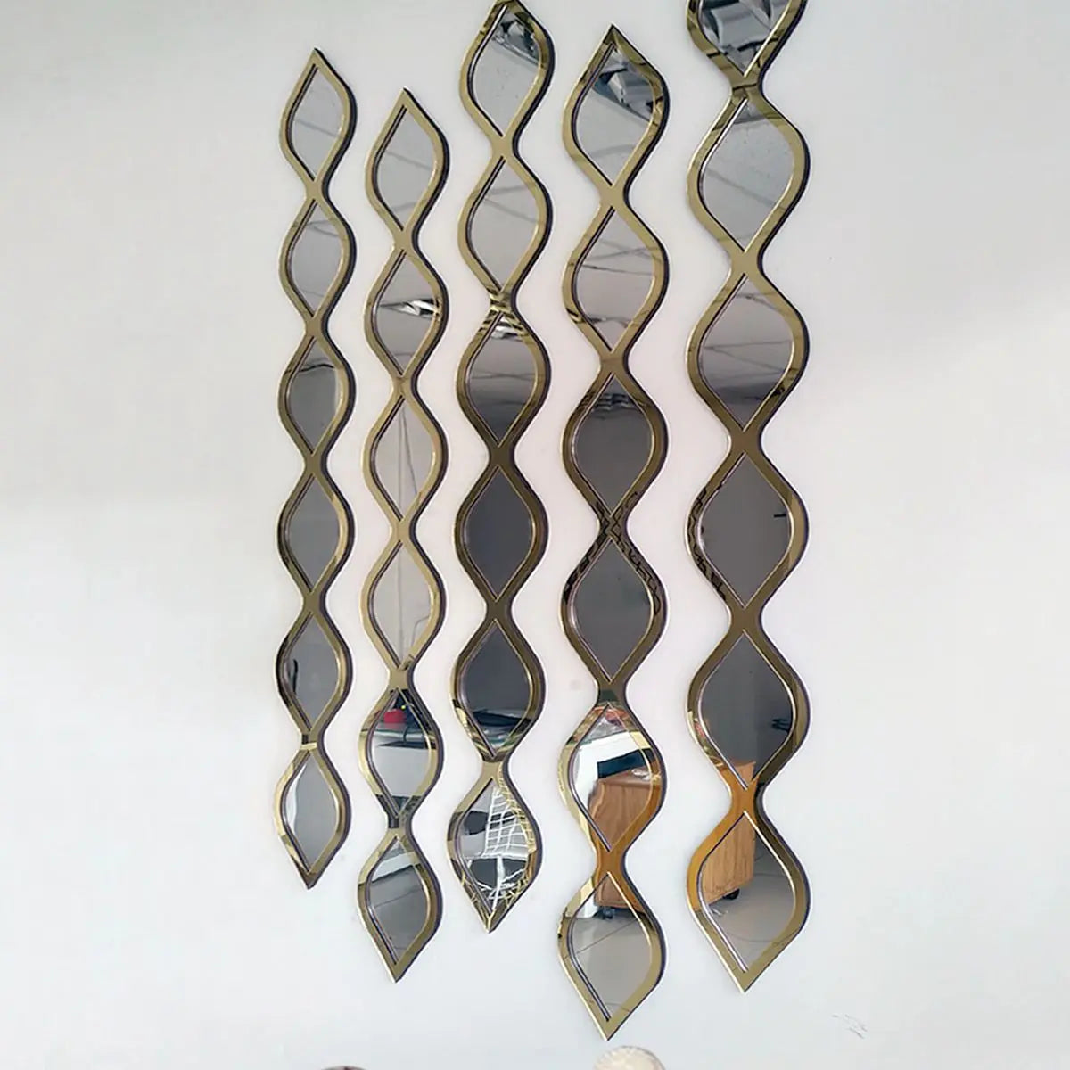 acrylic water drop design wooden wall decoration