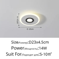 Acrylic LED spot ceiling light