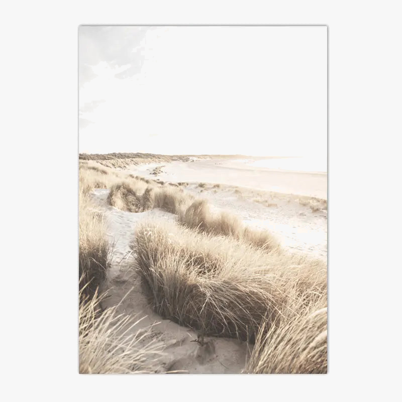 Dried flower art print for wall decor