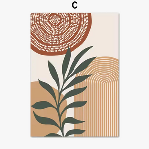Boho abstract posters for modern wall decoration