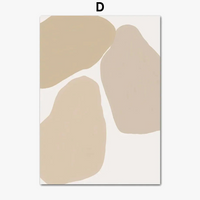 Abstract face posters for modern wall decor