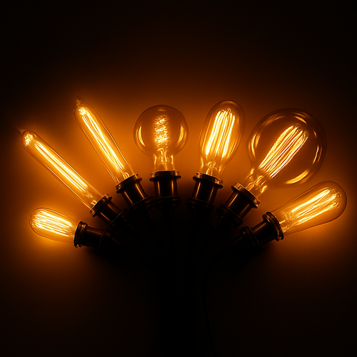 40W Edison Vintage Filament Incandescent Ball Bulb - vue 3 sur 3