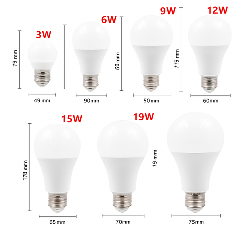E27 LED globe-shaped bulb from 3w to 20w - vue 3 sur 2