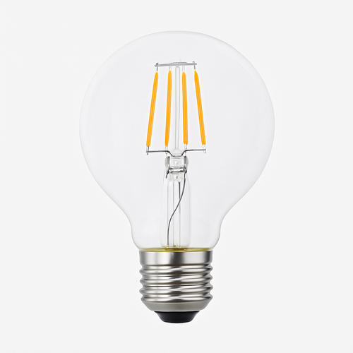 Edison incandescent filament globe E27 LED bulb