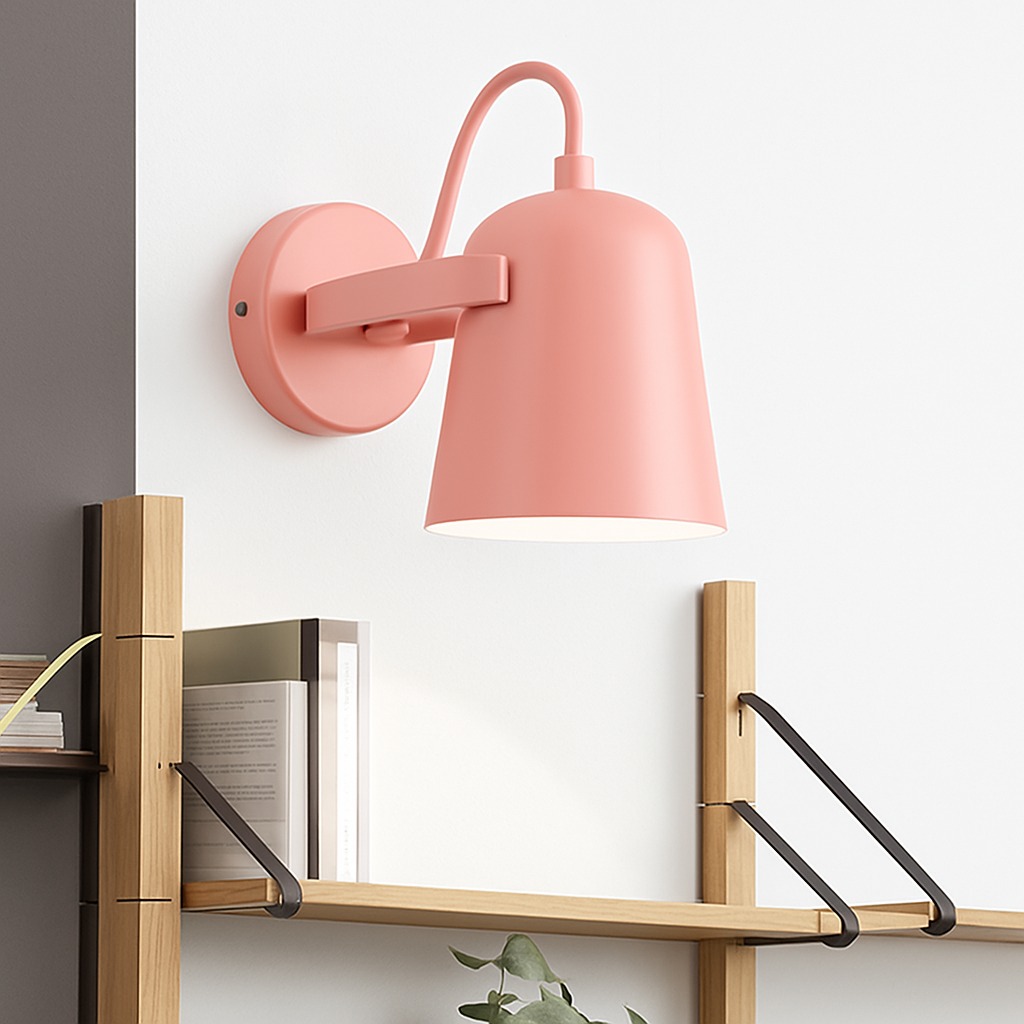 Nordic adjustable LED bedside wall light