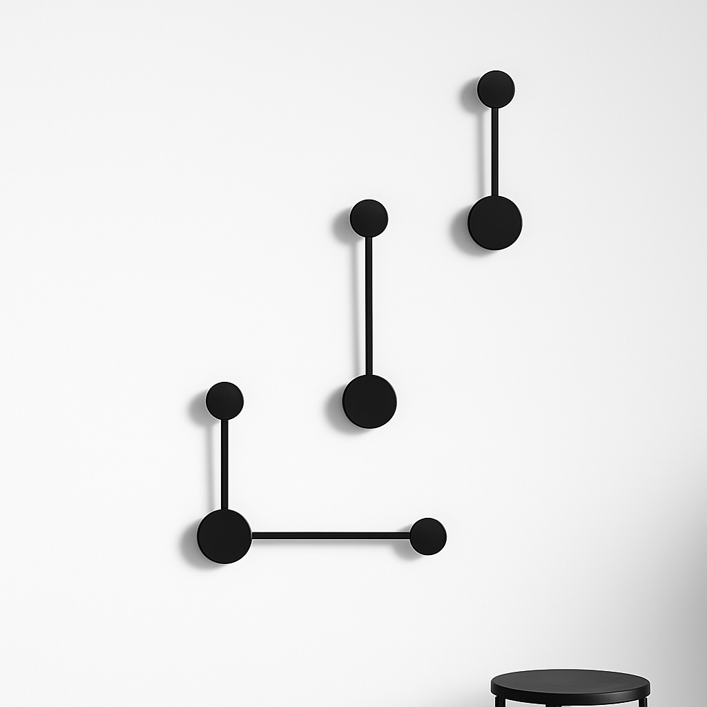 Artistic design LED wall light dots - vue 8 sur 9