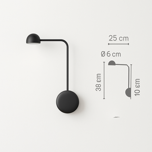 Foyer adjustable LED design wall light - vue 8 sur 10