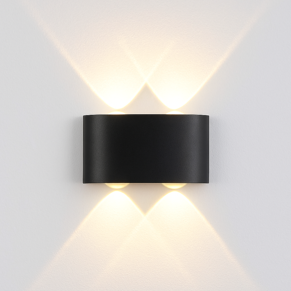 Outdoor LED Porch wall light (black or white)