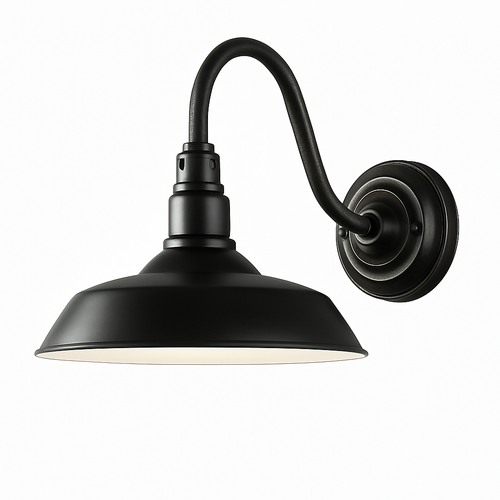 Vintage rustic LED outdoor wall light (black or brown)
