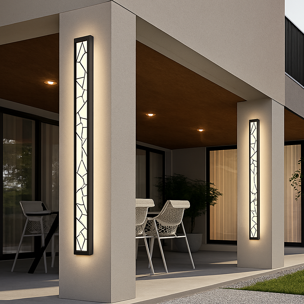 Large waterproof outdoor LED wall light IP65 aluminium for garden, villa or porch 110V 220V