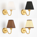 Modern LED fabric wall light
