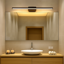 Rectangular bathroom mirror LED wall light cabinet
