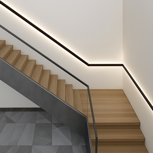 Surface mounted long arm wall light decorative simple lighting - vue 4 sur 8