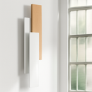 Walnut wood wall light with remote control