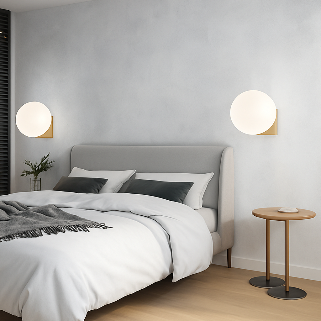 Creative personality art globe wall lamp - vue 4 sur 11