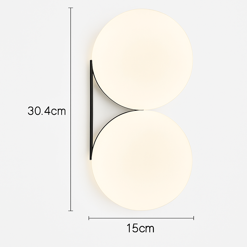 Creative personality art globe wall lamp