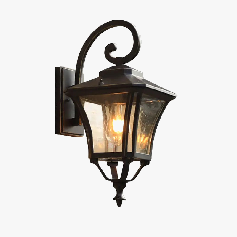 Waterproof retro outdoor wall light