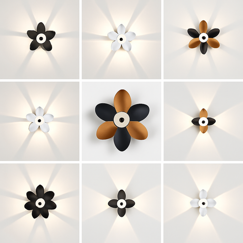 Modern indoor LED wall light - vue 2 sur 18
