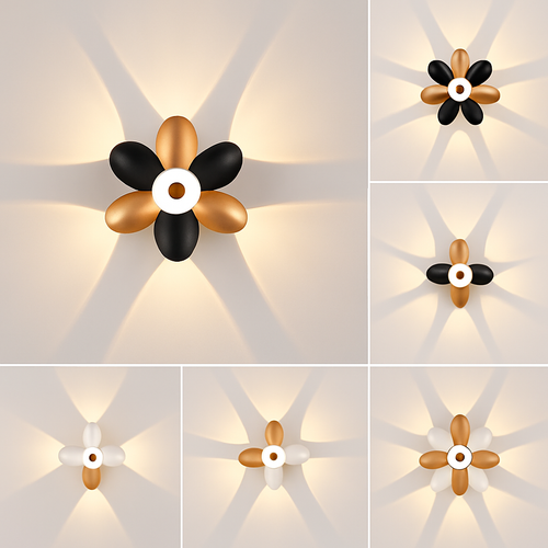 Modern indoor LED wall light - vue 3 sur 18