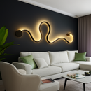 Art deco LED designer wall light