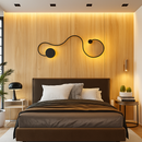 Art deco LED designer wall light