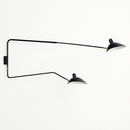 Retro style adjustable LED wall light swing