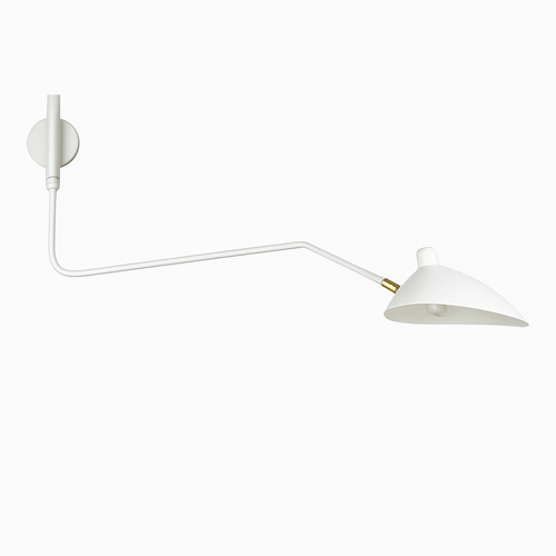 Retro style adjustable LED wall light swing - vue 8 sur 13