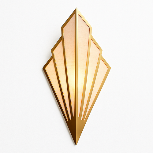 Bumbee triangular metal LED designer wall light - vue 2 sur 5