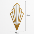 Bumbee triangular metal LED designer wall light