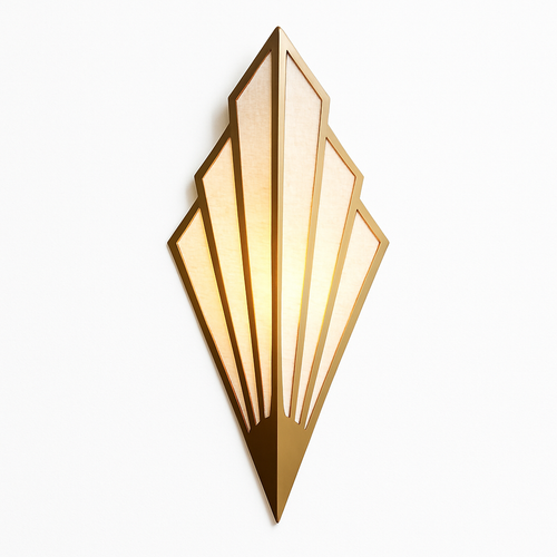 Bumbee triangular metal LED designer wall light - vue 6 sur 5