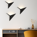 Triangle metal LED designer wall light