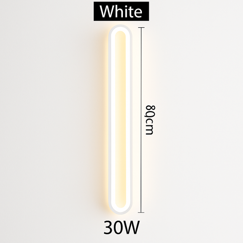 Jack rectangular metallic LED designer wall light - vue 8 sur 9