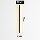 Jack rectangular metallic LED designer wall light