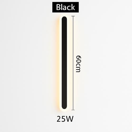 Jack rectangular metallic LED designer wall light - vue 9 sur 9