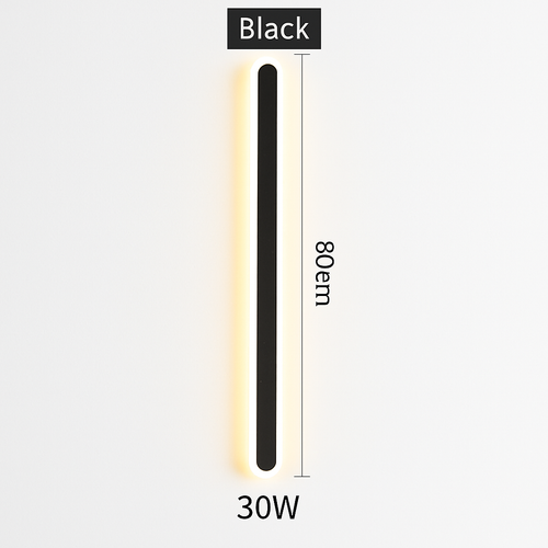 Jack rectangular metallic LED designer wall light - vue 10 sur 9
