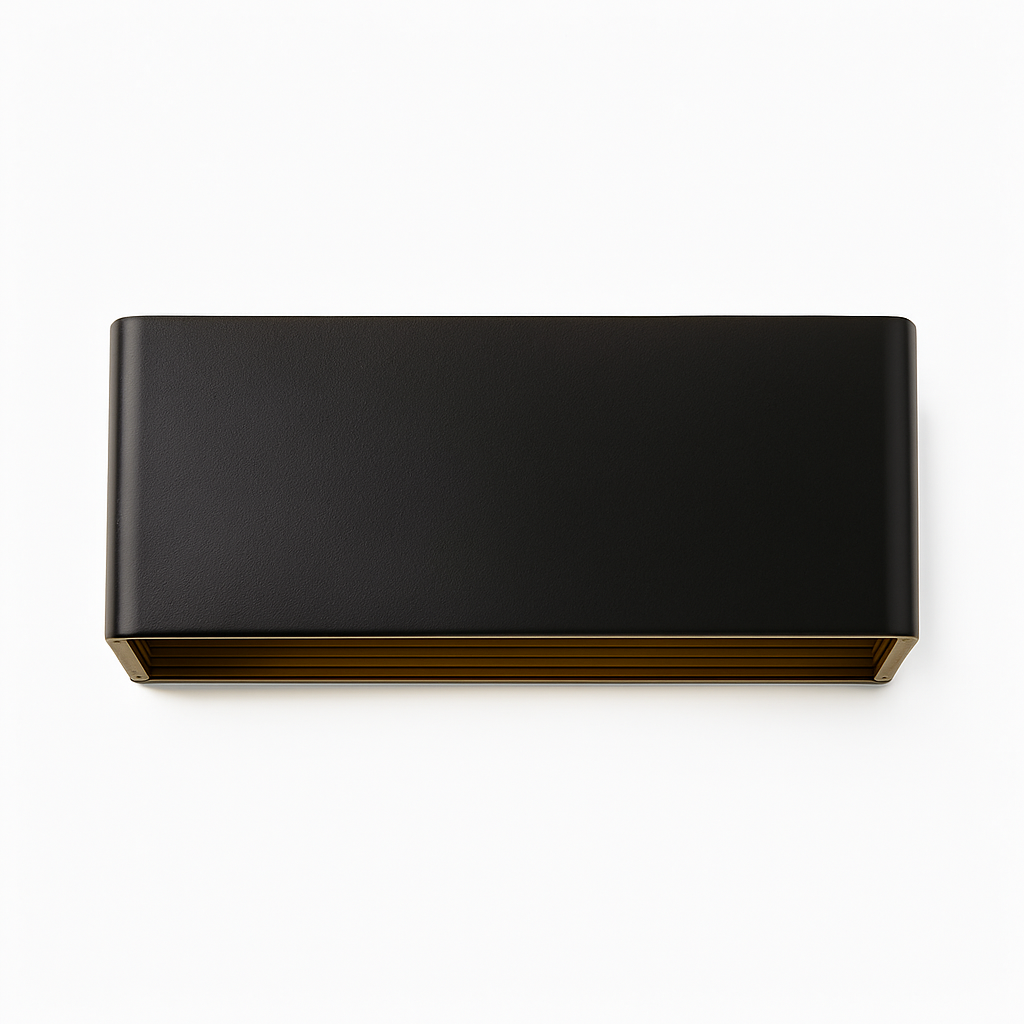 Aluminium LED wall light