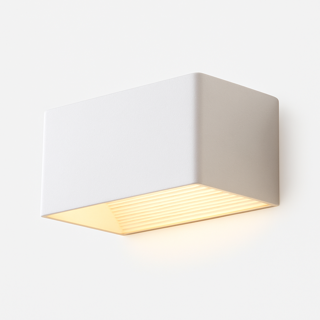 Aluminium LED wall light