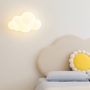 White cloud wall light for children's room