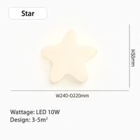 White cloud wall light for children's room