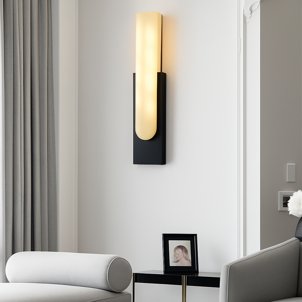 Marble wall light for modern interior decoration - vue 4 sur 10