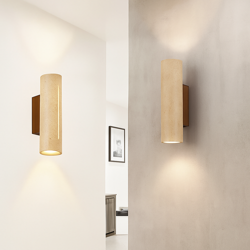Stone wall light for a warm and natural atmosphere - vue 6 sur 9