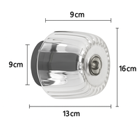 Bauhaus decorative glass wall light