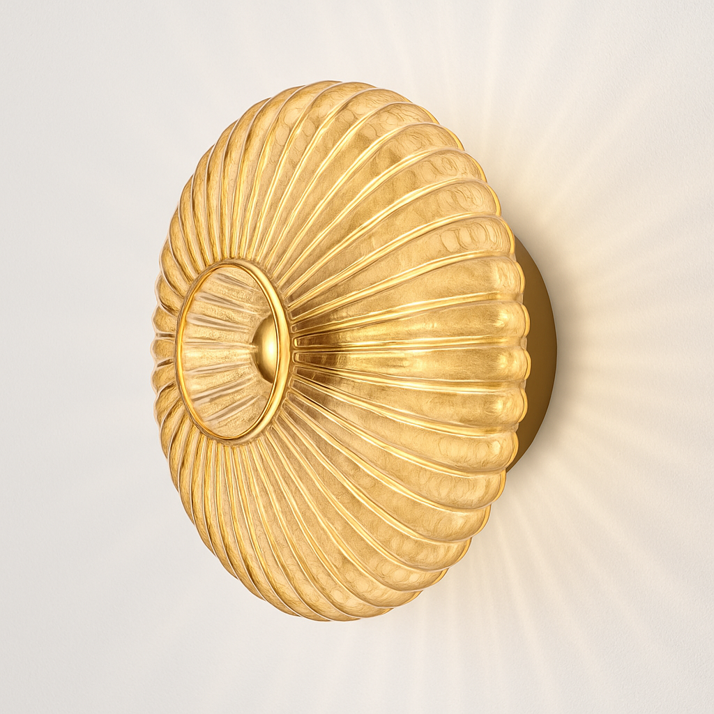 Modern glass wall light