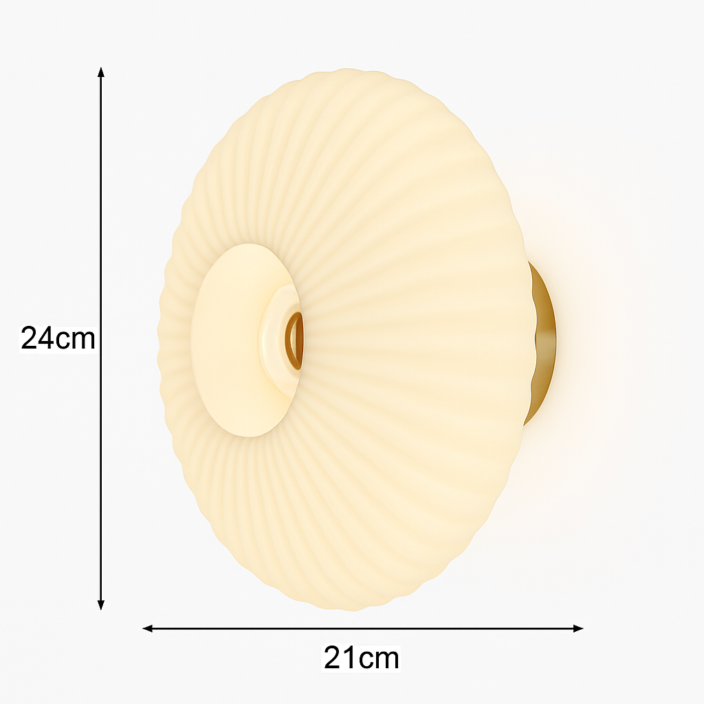 Modern glass wall light - vue 8 sur 8