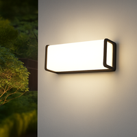 Modern LED outdoor wall light waterproof IP65 for balcony, garden, fence and porch, 110v 220v