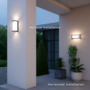 Modern LED outdoor wall light waterproof IP65 for balcony, garden, fence and porch, 110v 220v