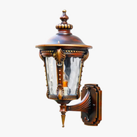 Modern waterproof outdoor LED wall light for exterior spaces