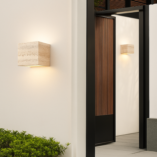 Waterproof outdoor LED wall light for garden - vue 3 sur 10