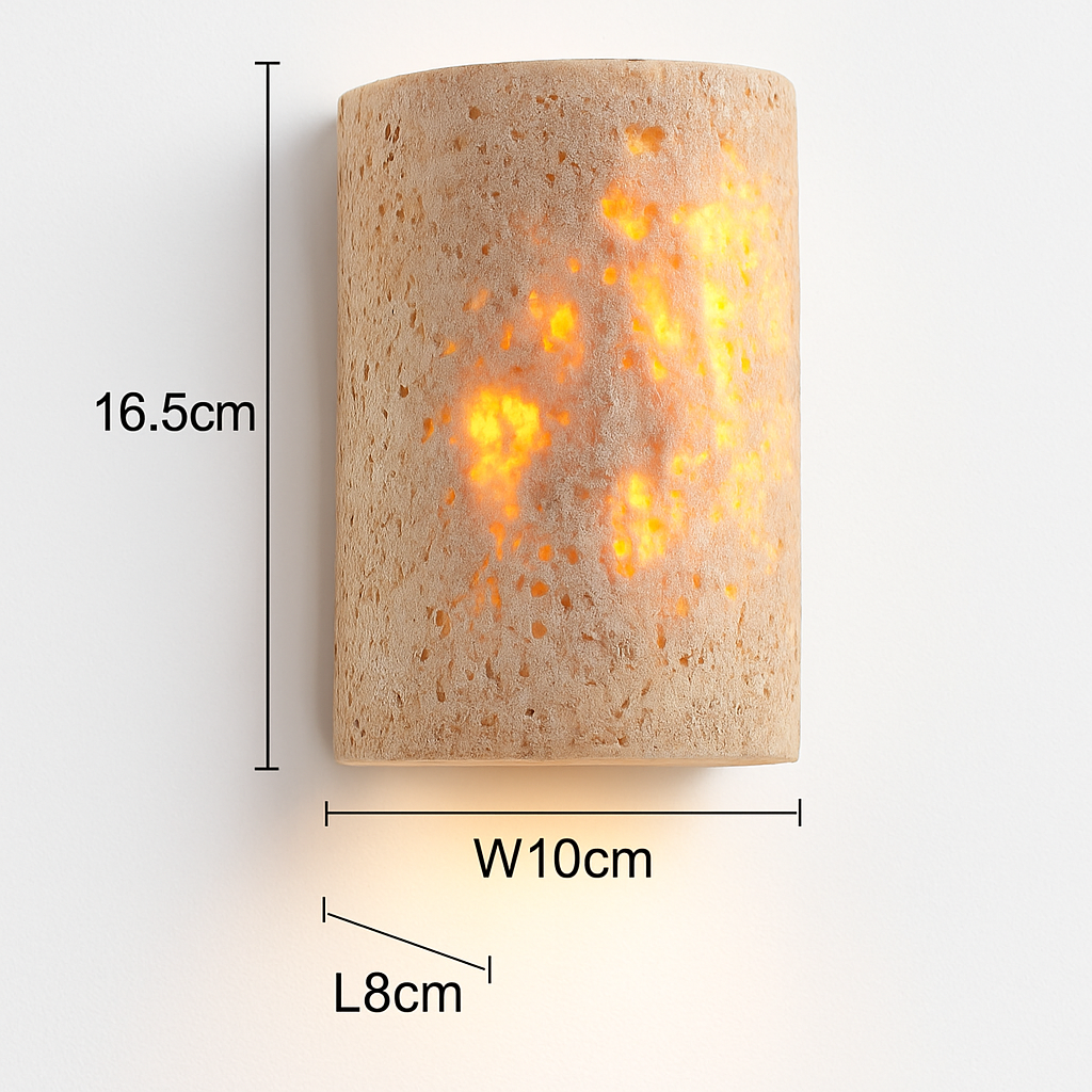 Waterproof outdoor LED wall light for garden