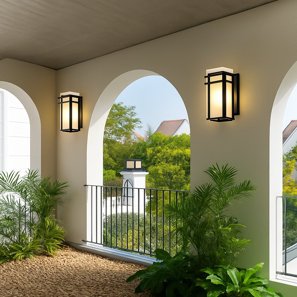 Modern outdoor wall light waterproof garden design